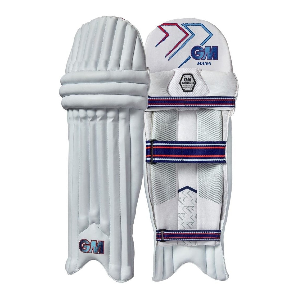 GM Mana Junior Cricket Batting Pads - Youth Cricket Leg Guards for Boys & Girls - Lightweight Protective Gear for Practice & Matches