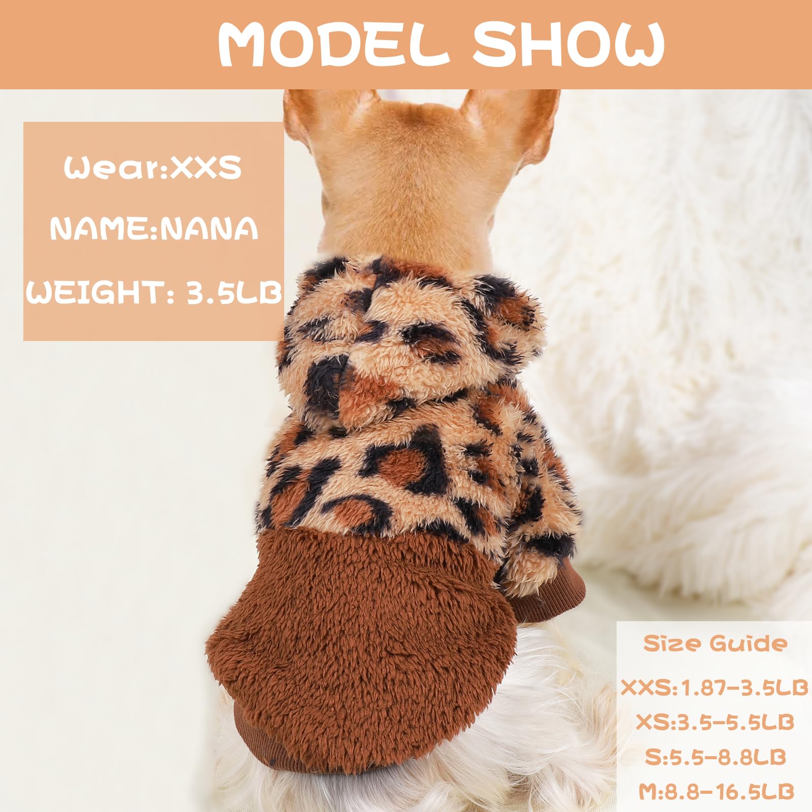 XXS Dog Sweater for Small Dogs - Cute Chihuahua Clothes & Christmas Outfit | Perfect for Holiday Photos, Winter Walks & Pet Parties