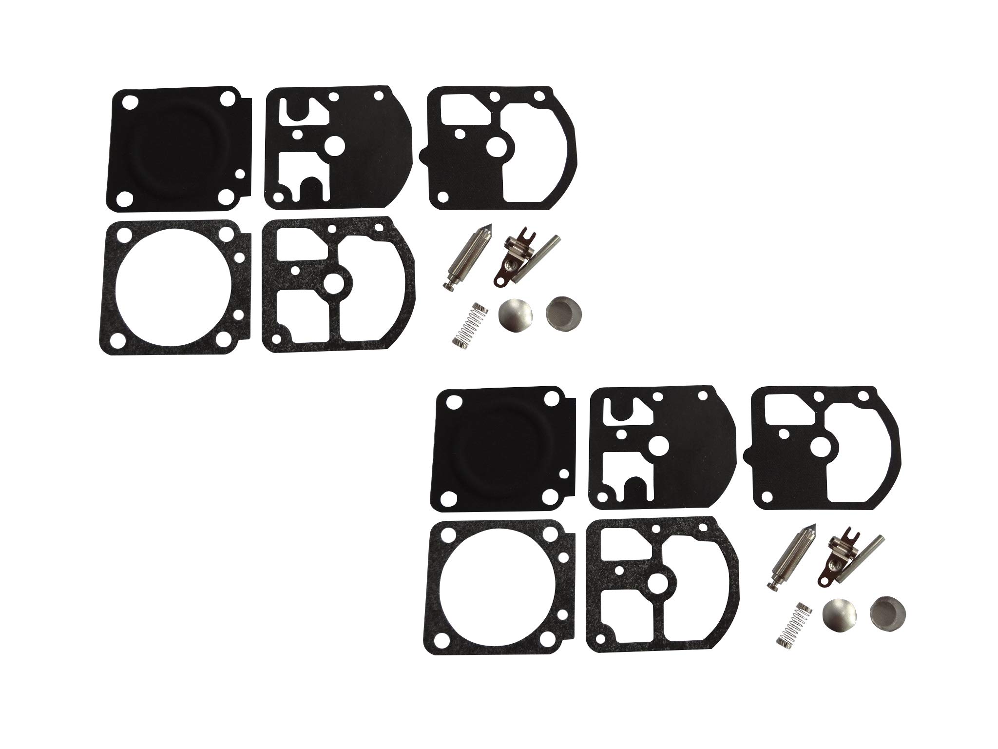 High-Quality Carburetor Repair Kit for Echo 280E-EVLP & 290E-EVLP Chainsaws - Replaces ZAMA RB-6, C1S-K1A, C1S-K1B, C1S-K1C - 2-Pack - Perfect for Chainsaw Maintenance & Performance Tuning
