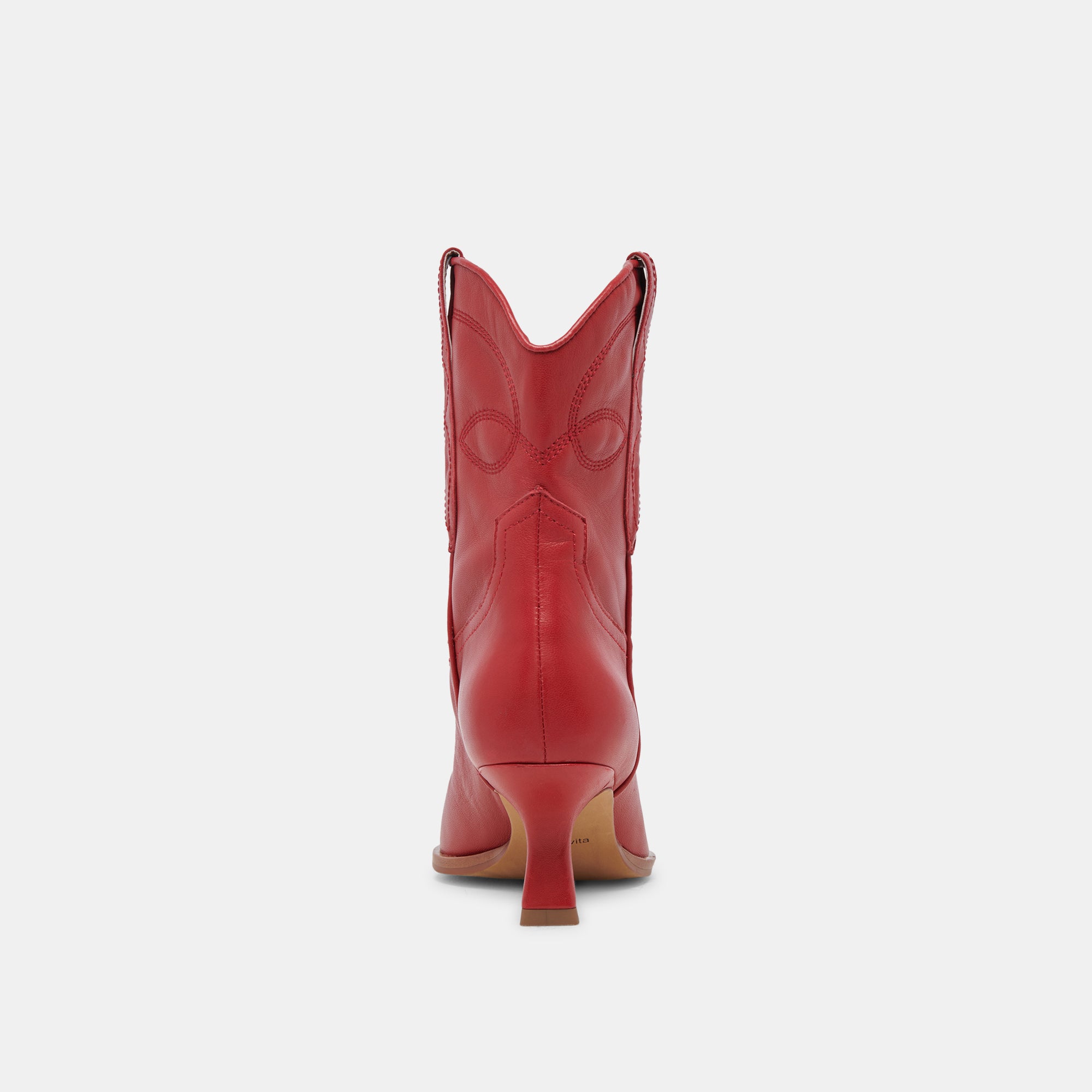 Red Leather Angel Booties for Babies - Soft & Comfortable First Walking Shoes - Perfect for Newborns, Christenings, and Photo Shoots