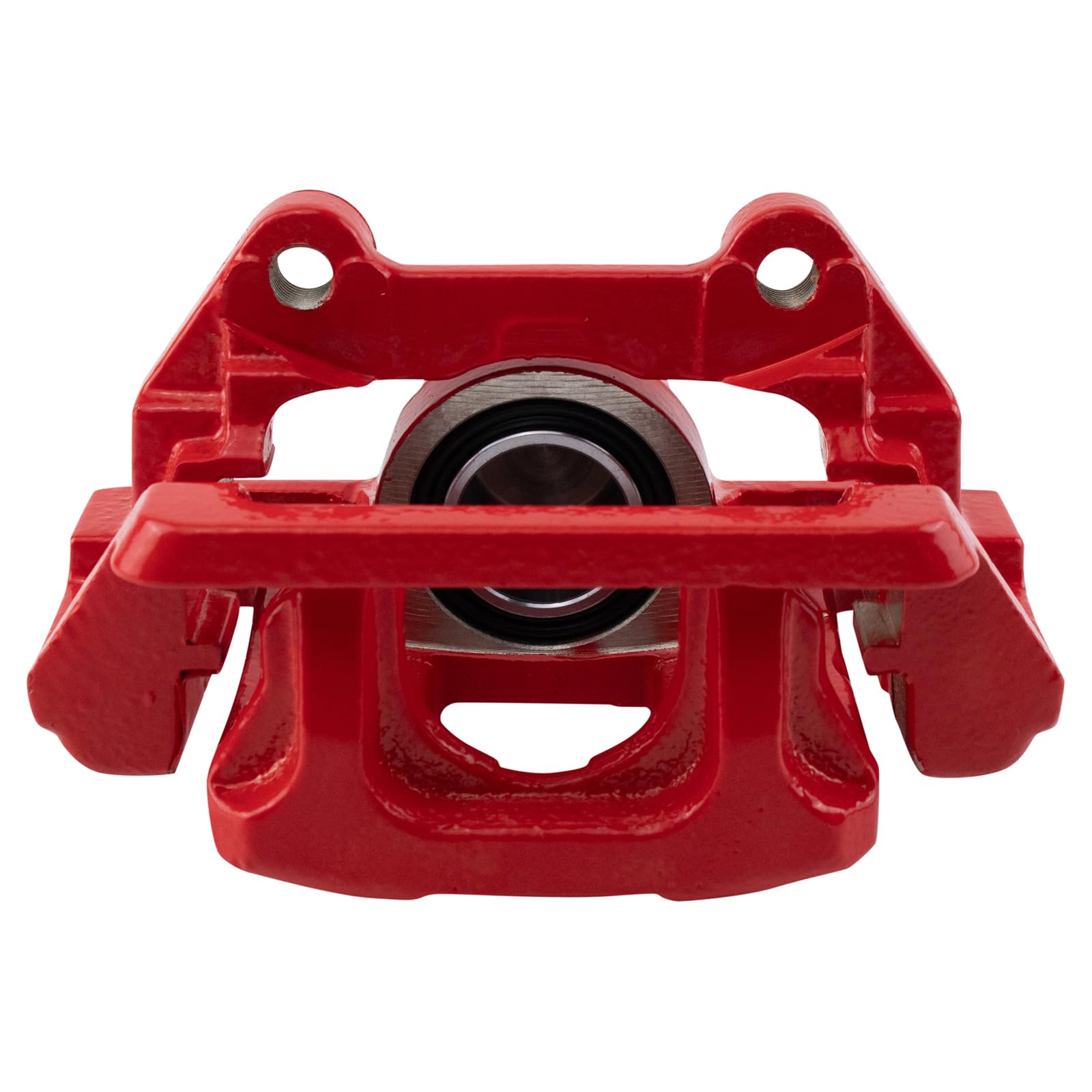 TRQ Red Rear Performance Brake Caliper Set - Compatible with 2009-2015 Honda Pilot | High-Performance Braking for SUVs & Off-Road Adventures
