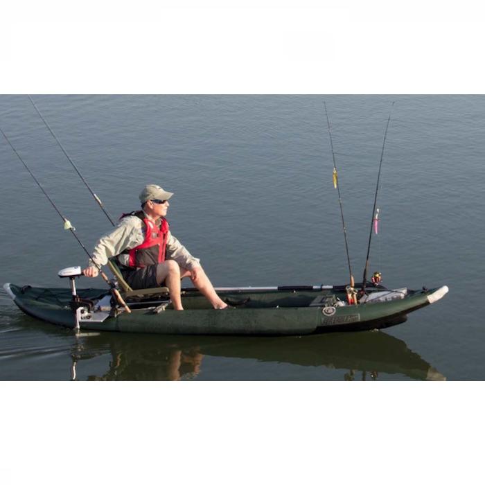 Sea Eagle 385FTA FastTrack Inflatable Fishing Kayak - Lightweight, Portable & Stable for Anglers | Perfect for Lakes, Rivers & Ocean Fishing Adventures