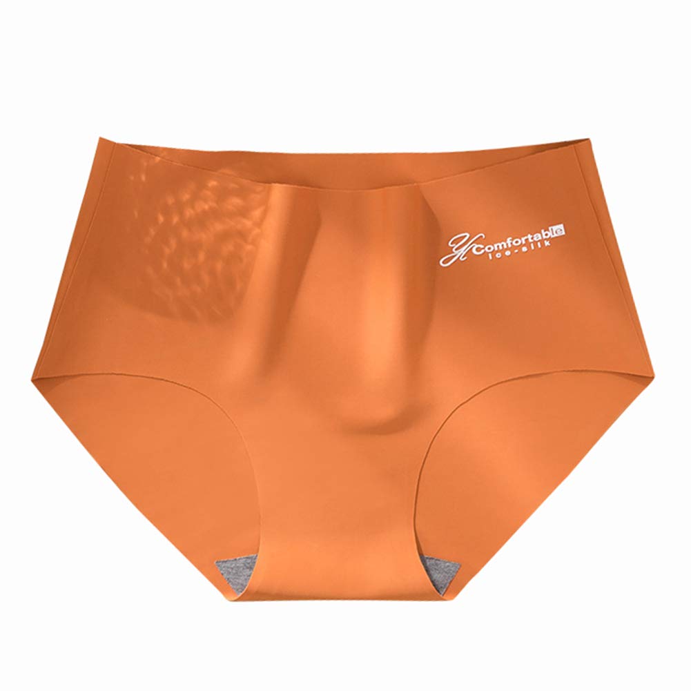 JIDOANCK Women's Breathable Underwear - Letter Print Seamless Stretchy Panties for Everyday Comfort | Perfect for Yoga, Workout & Daily Wear