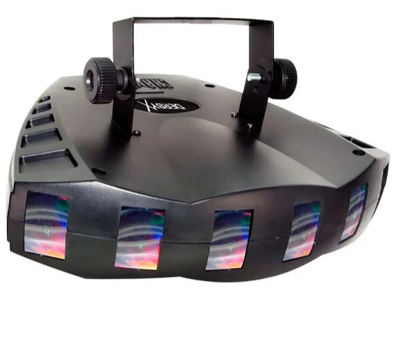 Chauvet DJ Derby X 6 Light LED Effect Light - Professional DJ Lighting for Stage, Clubs & Events | Dynamic RGB Color Effects & Strobe Modes