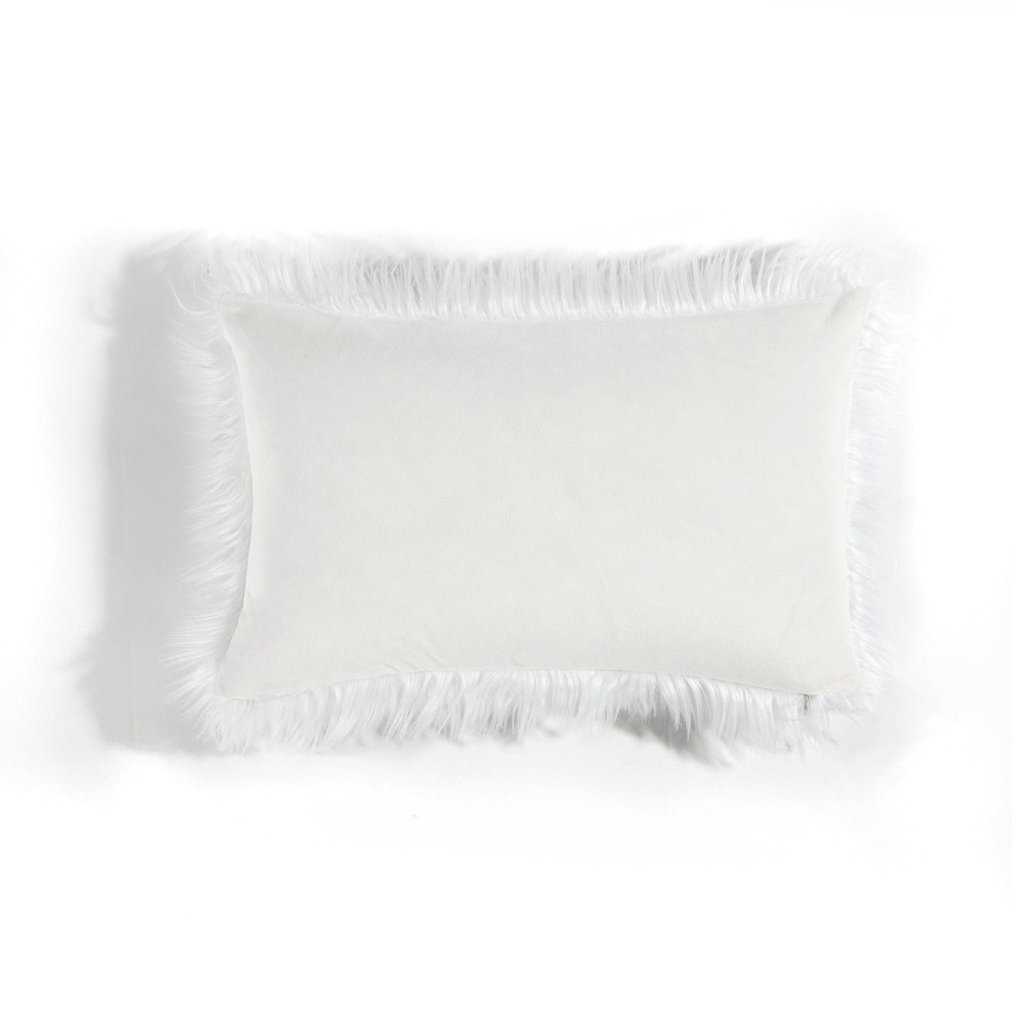 Soft Mongolian Luca Faux Fur Pillow Cover - Luxury Decorative Throw Pillow Case for Sofa, Bed, Couch - Cozy Home Decor for Living Room & Bedroom