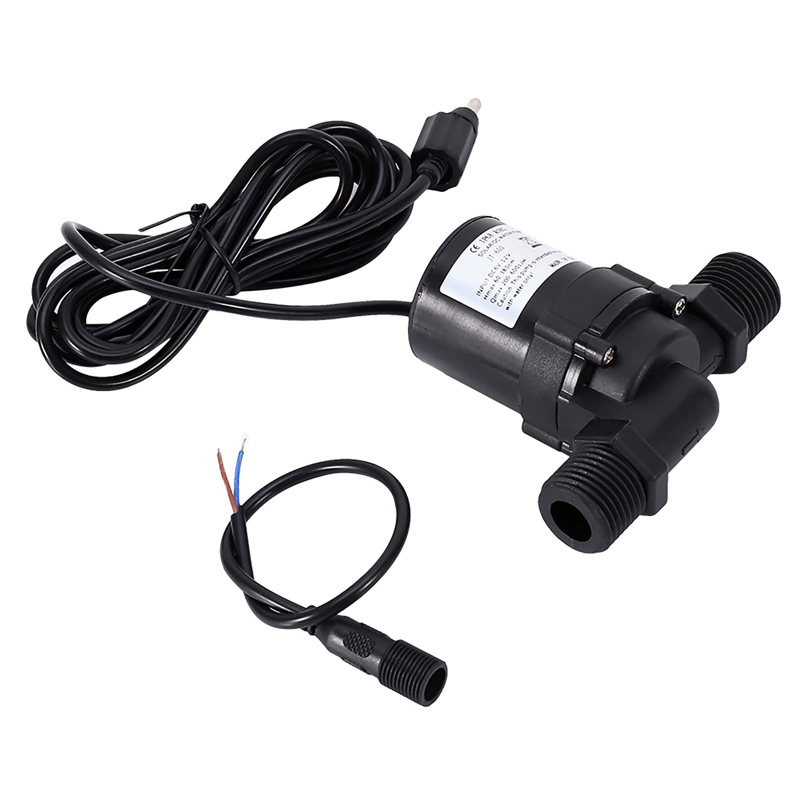 Solar DC 12V Brushless Motor Hot Water Circulation Pump for Home Heating & Solar Water Systems