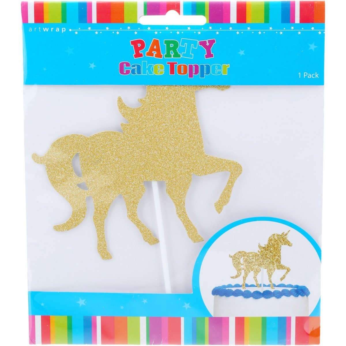 Gold Unicorn Cake Topper - Elegant Birthday Party Decorations for Girls, Baby Showers & Wedding Cakes | Perfect for Unicorn-Themed Celebrations