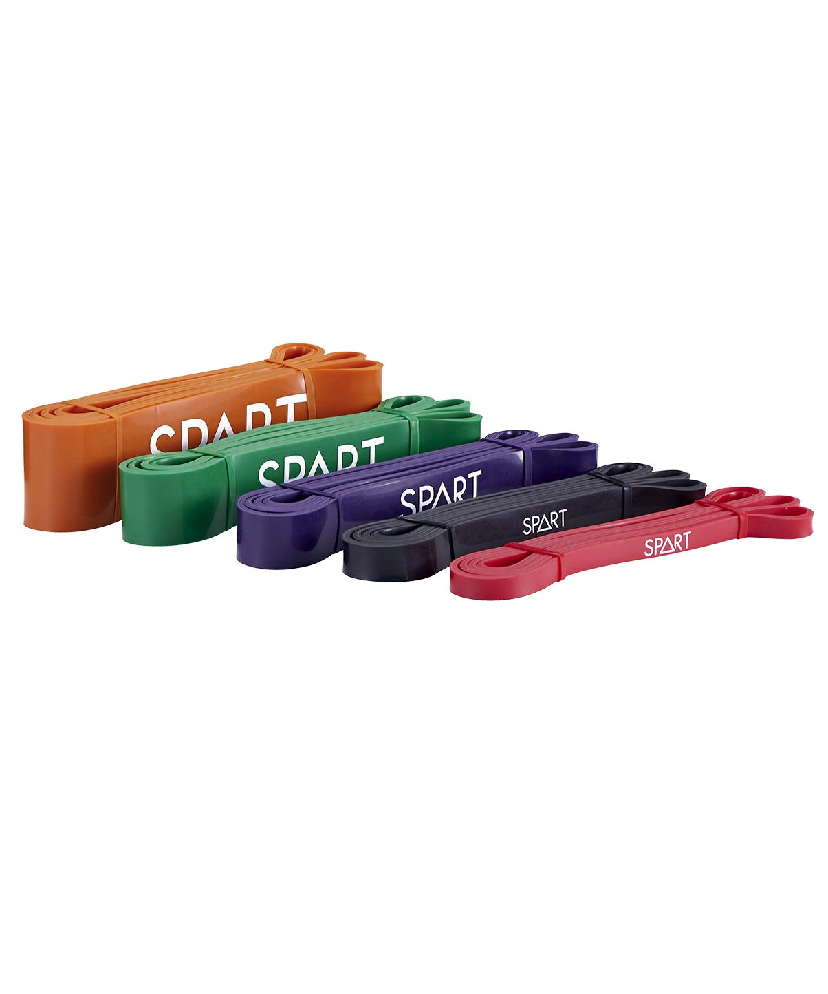 Premium Resistance Power Bands Set of 5 - Workout Exercise Bands for Home Gym, Yoga, Pilates & Physical Therapy