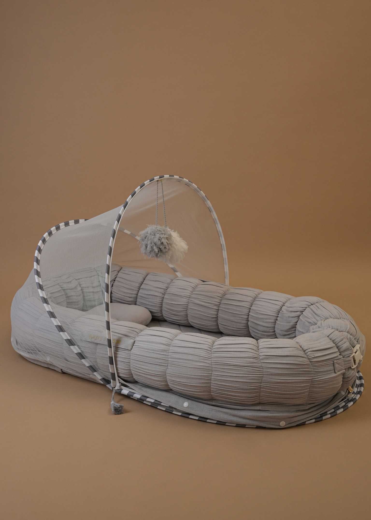 The Sleep Cloud Nest Grey - Ultra Comfort Memory Foam Pillow for Side, Back & Stomach Sleepers - Perfect for Home, Travel & Office Use