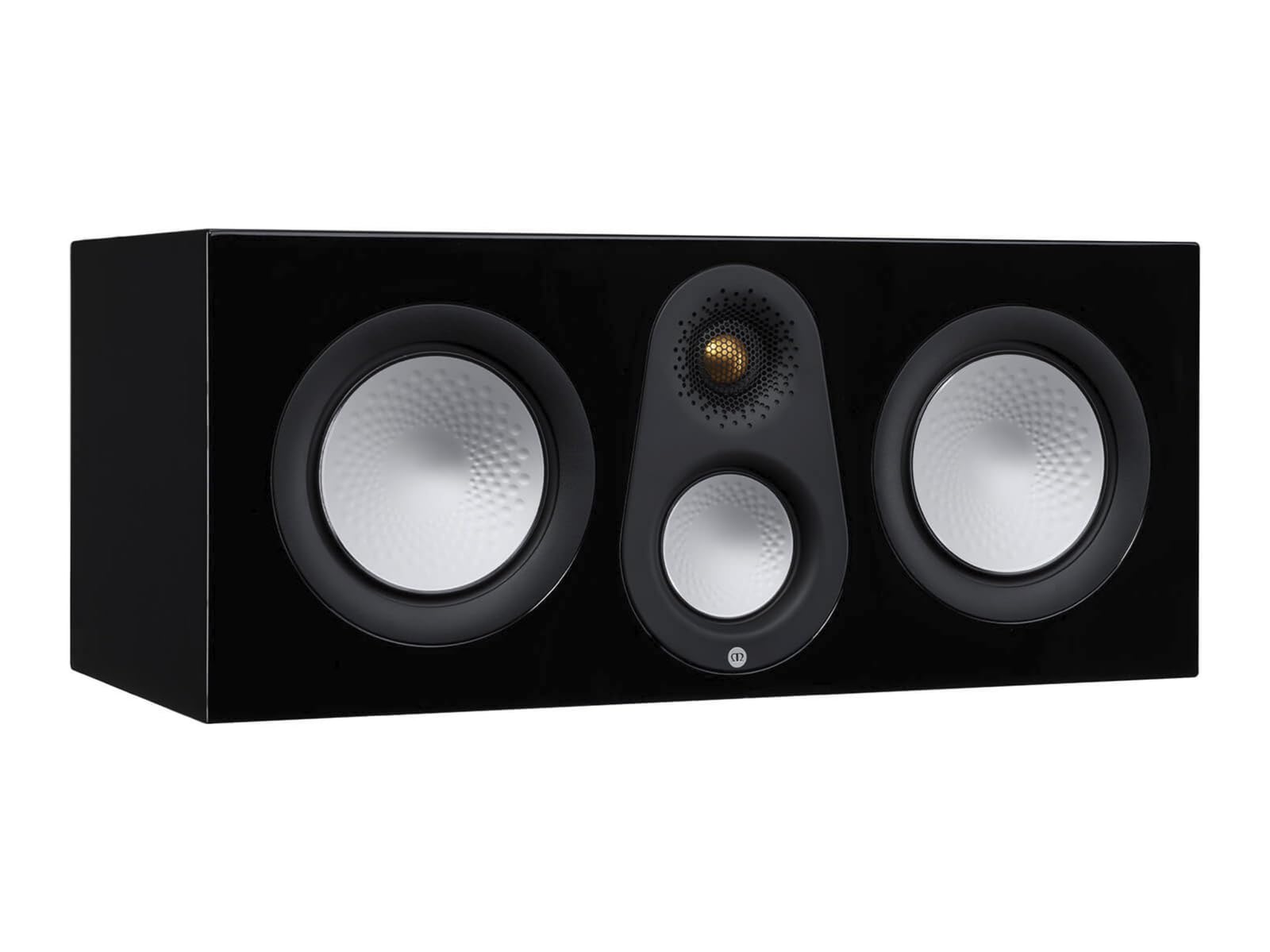 Monitor Audio Silver C250 7G Center Channel Speaker - High-End Home Theater Sound System for Movies & Music (Black Gloss Finish) | Perfect for Dolby Atmos & Surround Sound Setups