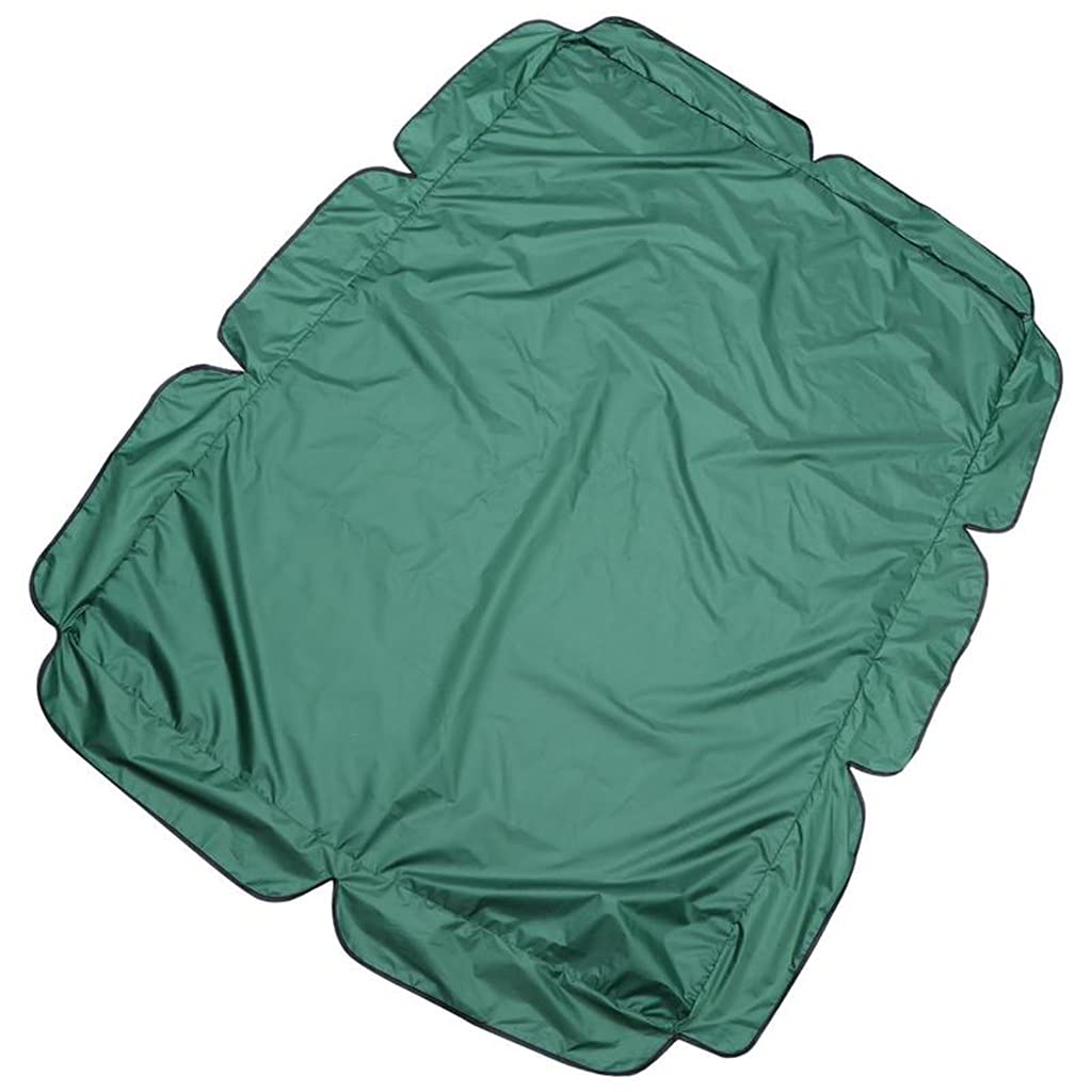Waterproof Dustproof Outdoor Swing Canopy Replacement - Durable Porch Top Cover for Patio, Garden & Backyard Furniture - Green