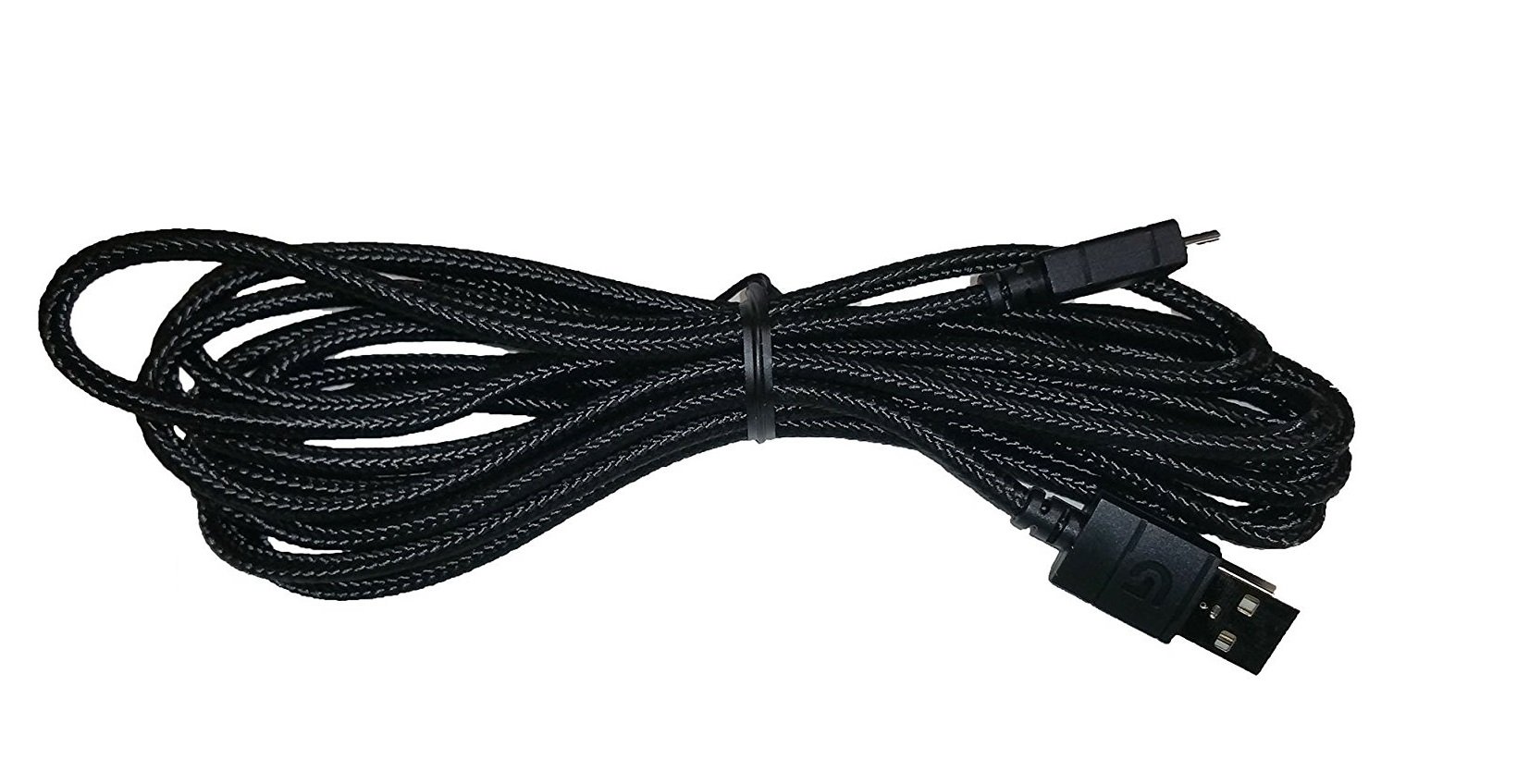 Original Logitech Braided USB Cable for G633 & G933 Gaming Headset - Durable Replacement Charging Cord for PC, PS4, Xbox - Perfect for Gaming, Streaming & Office Use