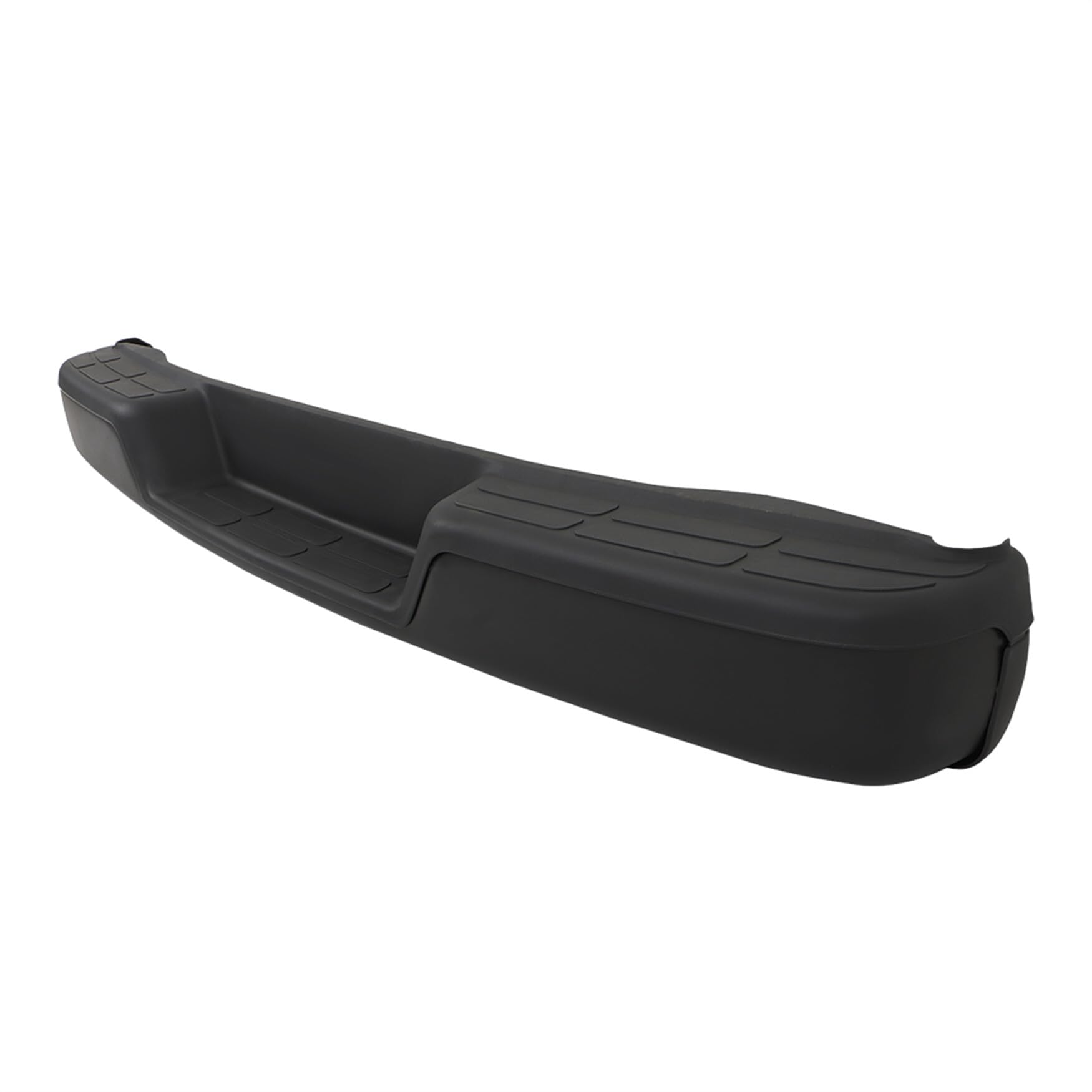 Black Steel Rear Step Bumper Replacement for 1996-2023 Chevy Express 1500/2500/3500 & GMC Savana 1500/2500/3500 - GM1103143 - Heavy Duty Protection for Towing & Loading