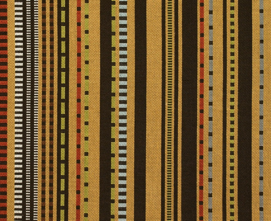 Maharam Paul Smith Point Gold and Black Decorative Throw Pillow - Luxury Home Decor for Living Room, Bedroom & Sofa
