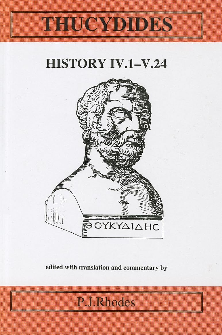 Thucydides: History Books IV.1–V.24 - Ancient Greek Historical Text | Aris & Phillips Classical Texts Edition | Perfect for History Students & Classics Scholars