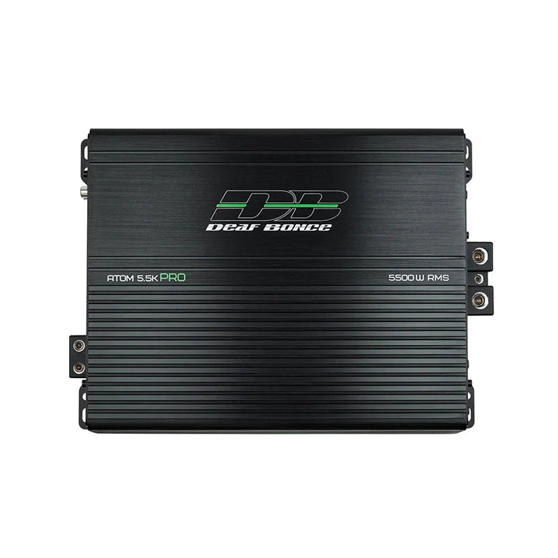 Deaf Bonce Apocalypse ATOM 5.5K PRO 5500 Watt Car Audio Amplifier - High Power Bass Boost for Car Stereo Systems & Competition Sound