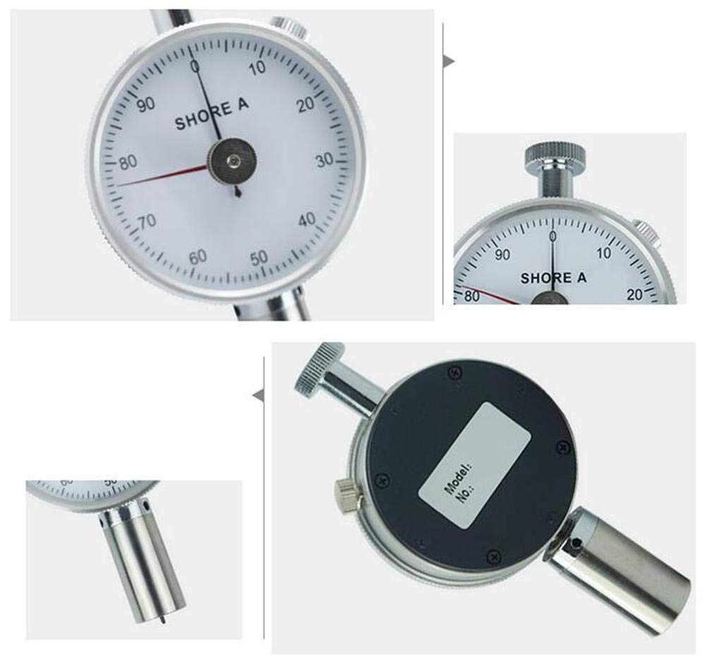 Shore A Hardness Tester - Digital Sclerometer Penetrometer with 10-90 HA Scale & Dual Needles | Perfect for Rubber, Foam, Plastic & Industrial Material Testing