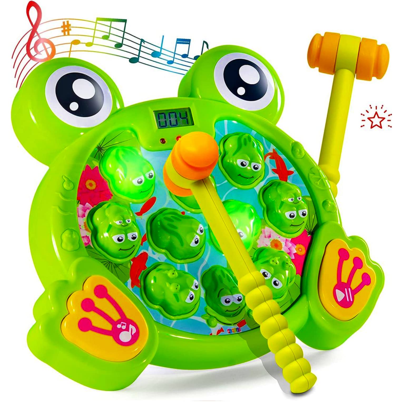 Play22 Whack A Frog Game - Toddler Toys for 2 3 4 5 Year Old Boys & Girls, Early Developmental Learning Baby Toy, Perfect Birthday Gift for Kids, Fun Indoor Activity for Family Game Nights