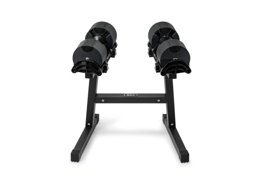 Adjustable Dumbbell Stand for Home Gym - NÜOBELL Double Legged Weight Rack for Strength Training & Fitness Workouts - Perfect for Small Spaces & Compact Home Workouts