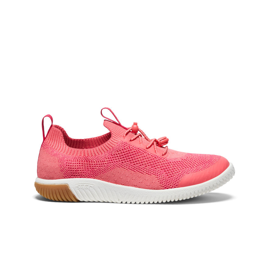 KNX Knit Sneakers for Big Kids - Comfortable & Stylish in Dubarry/Star White | Perfect for School, Play & Everyday Wear