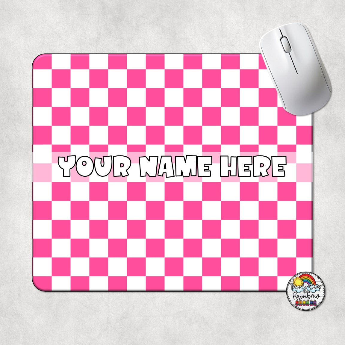 Premium Checkered 2 Mouse Pad - Non-Slip Gaming & Office Desk Mat for Computers, Laptops - Perfect for Work, Gaming & Home Office Setup