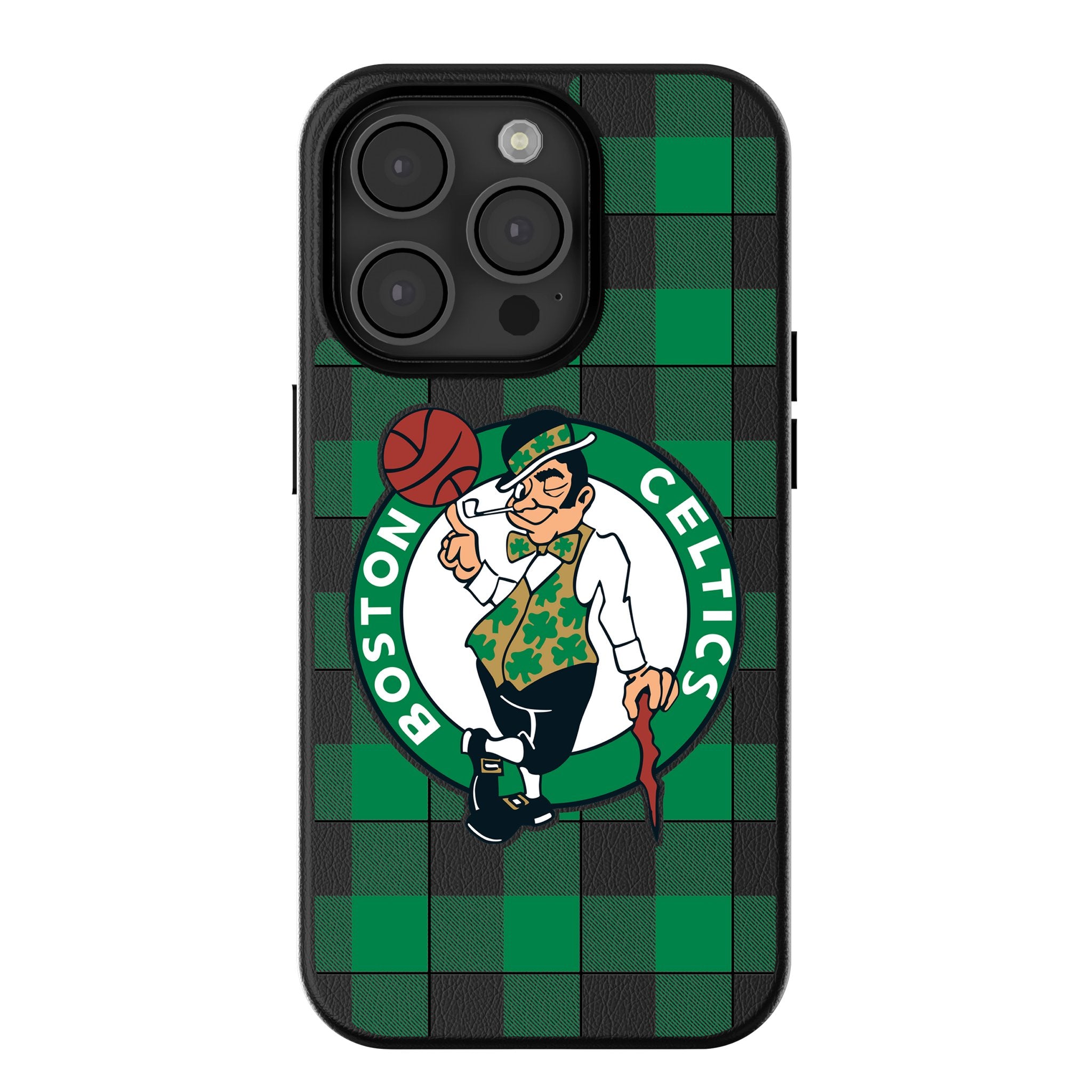 Boston Celtics Plaid MagSafe Compatible Case for iPhone 14/13/12 Pro Max - Durable Protective Cover for Basketball Fans & Celtics Supporters - Perfect for Game Day & Everyday Use