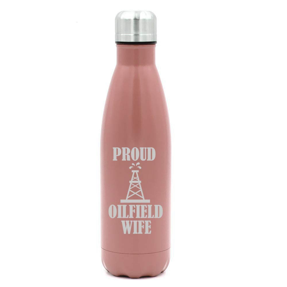 17 oz. Double Wall Vacuum Insulated Stainless Steel Water Bottle - Leak Proof Travel Mug for Hot & Cold Drinks - Perfect for Outdoor, Camping, Gym & Office Use