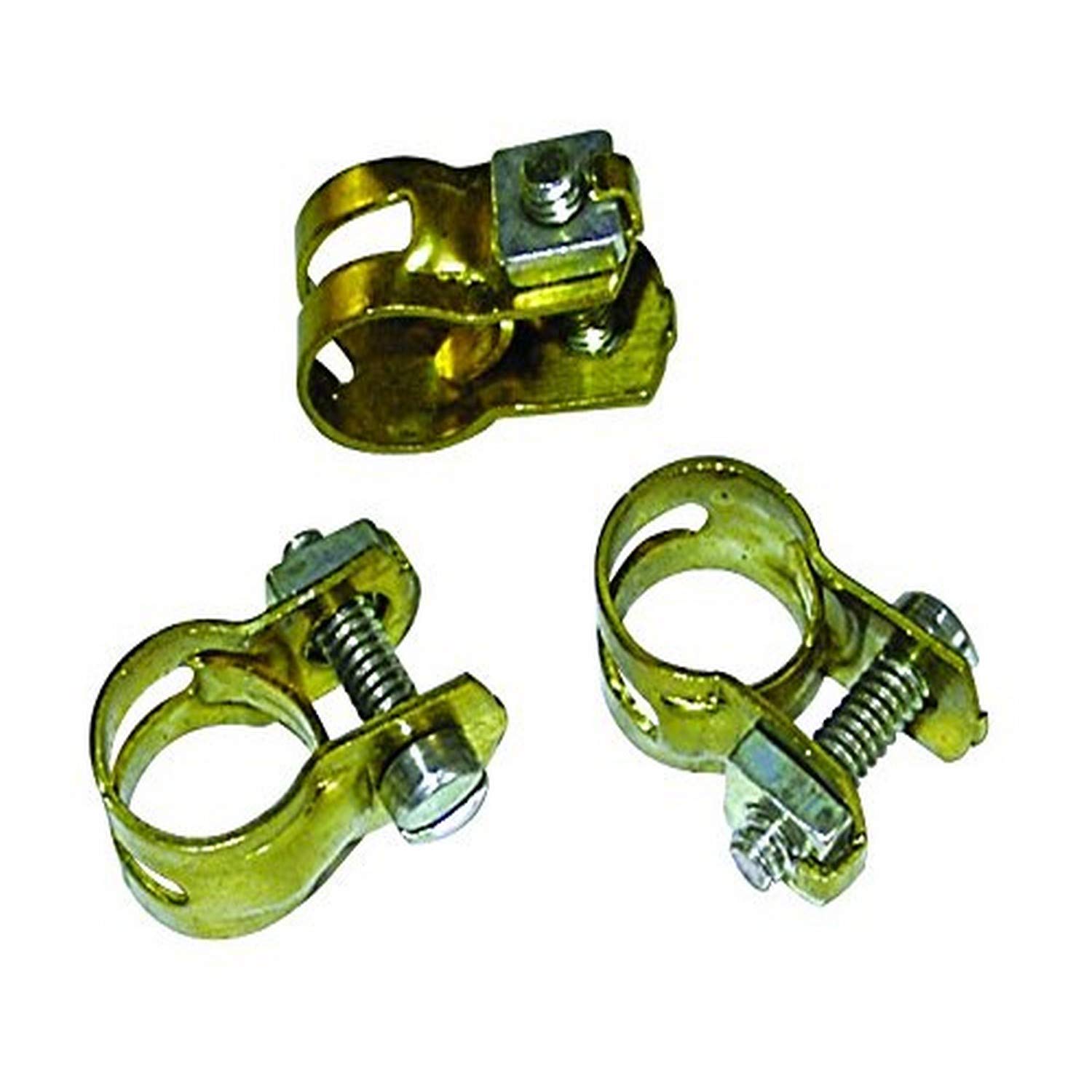 Shark 12289 0.25-Inch Stainless Steel Hose Clamps (Pack of 2) - Heavy Duty Clamps for Automotive, Marine & Plumbing Applications