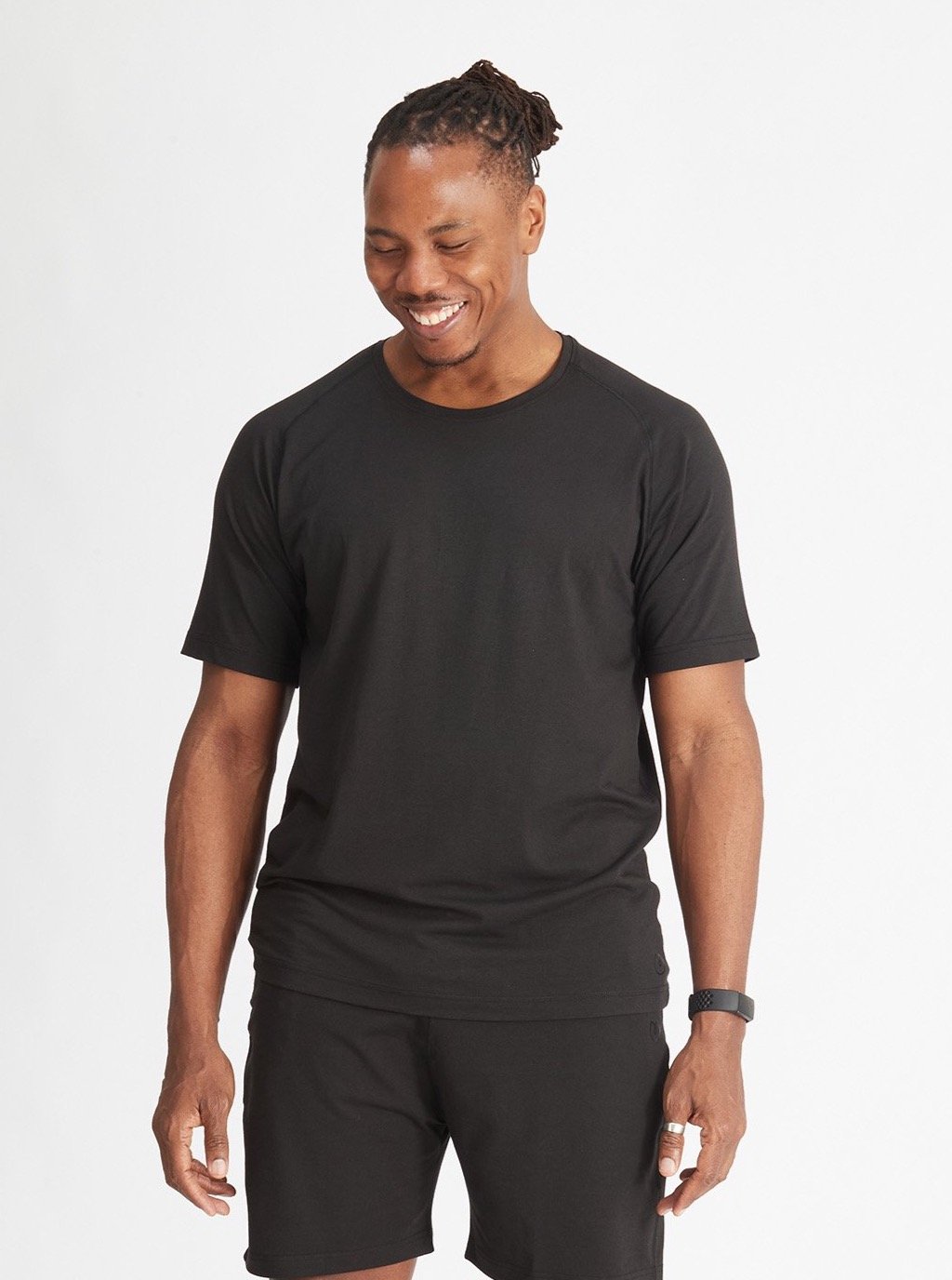 Eco-Friendly Men's Short Sleeve Yoga T-Shirt - Breathable & Sustainable Workout Top for Yoga, Gym & Active Lifestyle