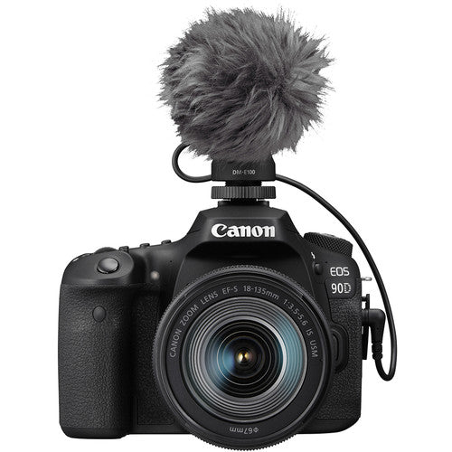 Canon DM E100 Directional Microphone - Professional Studio Recording Mic for YouTube, Podcast & Streaming - Perfect for Content Creators & Broadcasters