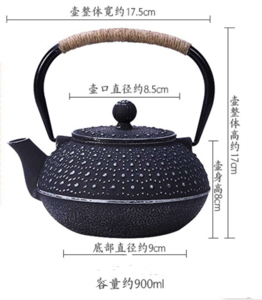 Premium Cast Iron Teapot - Japanese Style Stovetop Kettle with Infuser, 1.2L Capacity for Tea Brewing | Perfect for Home, Office & Outdoor Tea Ceremonies