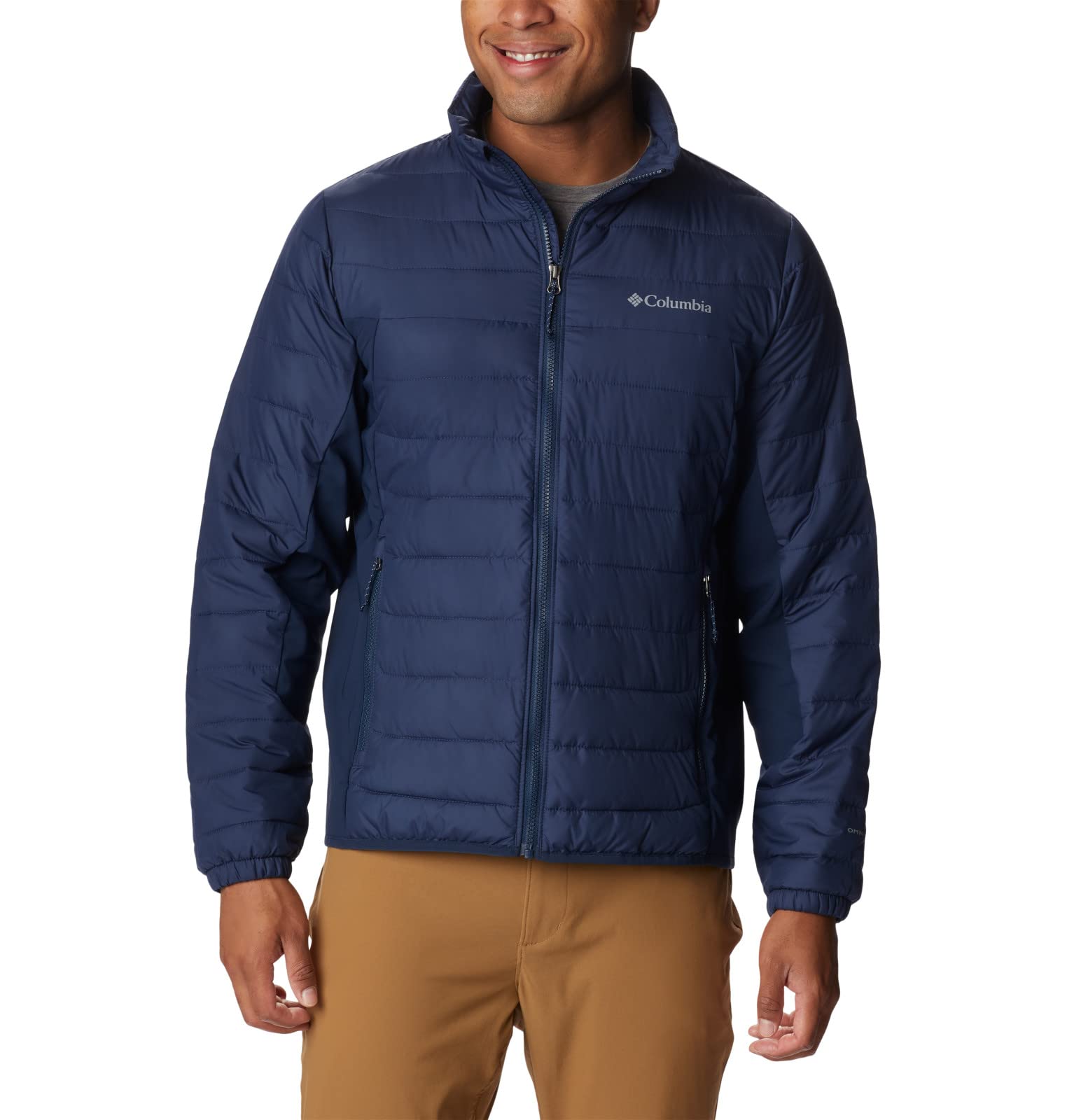 Columbia Men's Powder Lite Hybrid Jacket - Lightweight Water-Resistant Ski Jacket for Winter Sports & Outdoor Activities