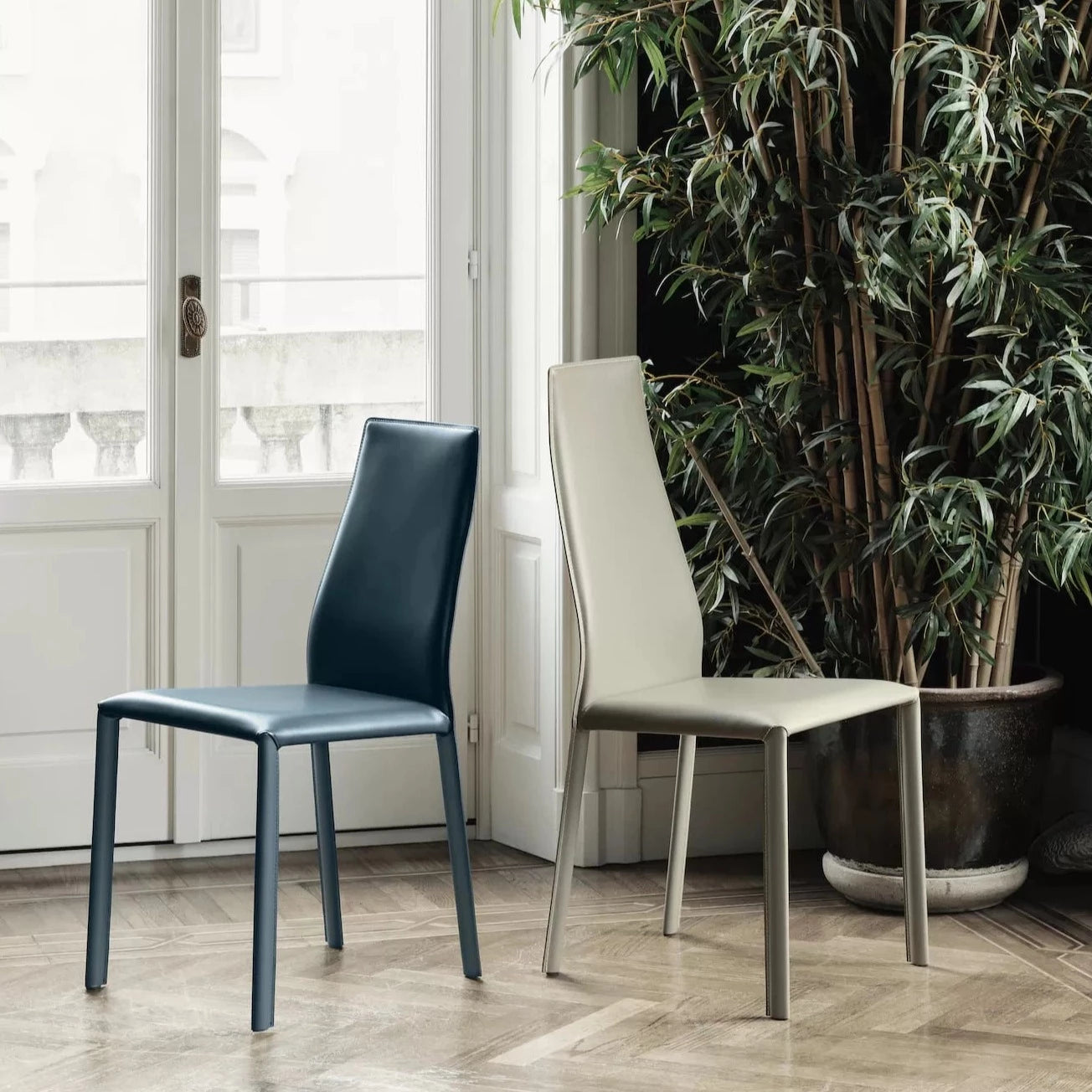 Bontempi Dalila Chair - Modern Accent Chair for Living Room, Bedroom, or Office - Stylish and Comfortable Seating Furniture for Home Decor