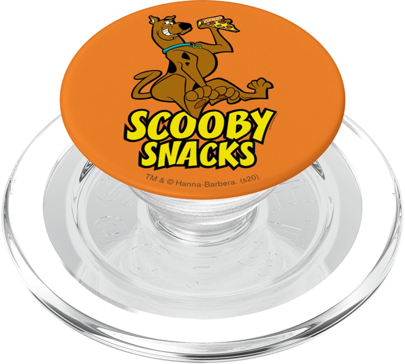 Scooby-Doo Scooby Snacks Pizza PopSockets MagSafe PopGrip for iPhone 14 13 12 Pro Max - Swappable Phone Grip Stand with Strong Magnet for Wireless Charging - Perfect for Fans, Gifts, and Everyday Use