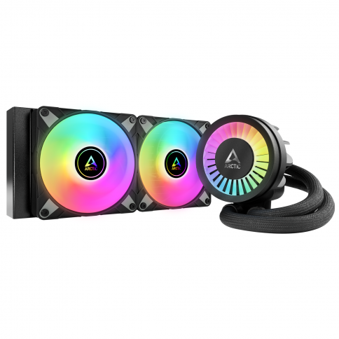 Arctic Liquid Freezer III 240 ARGB - High Performance 240mm AIO Liquid CPU Cooler with RGB Lighting for Gaming PCs & Workstations | Perfect for Overclocking & Silent Cooling