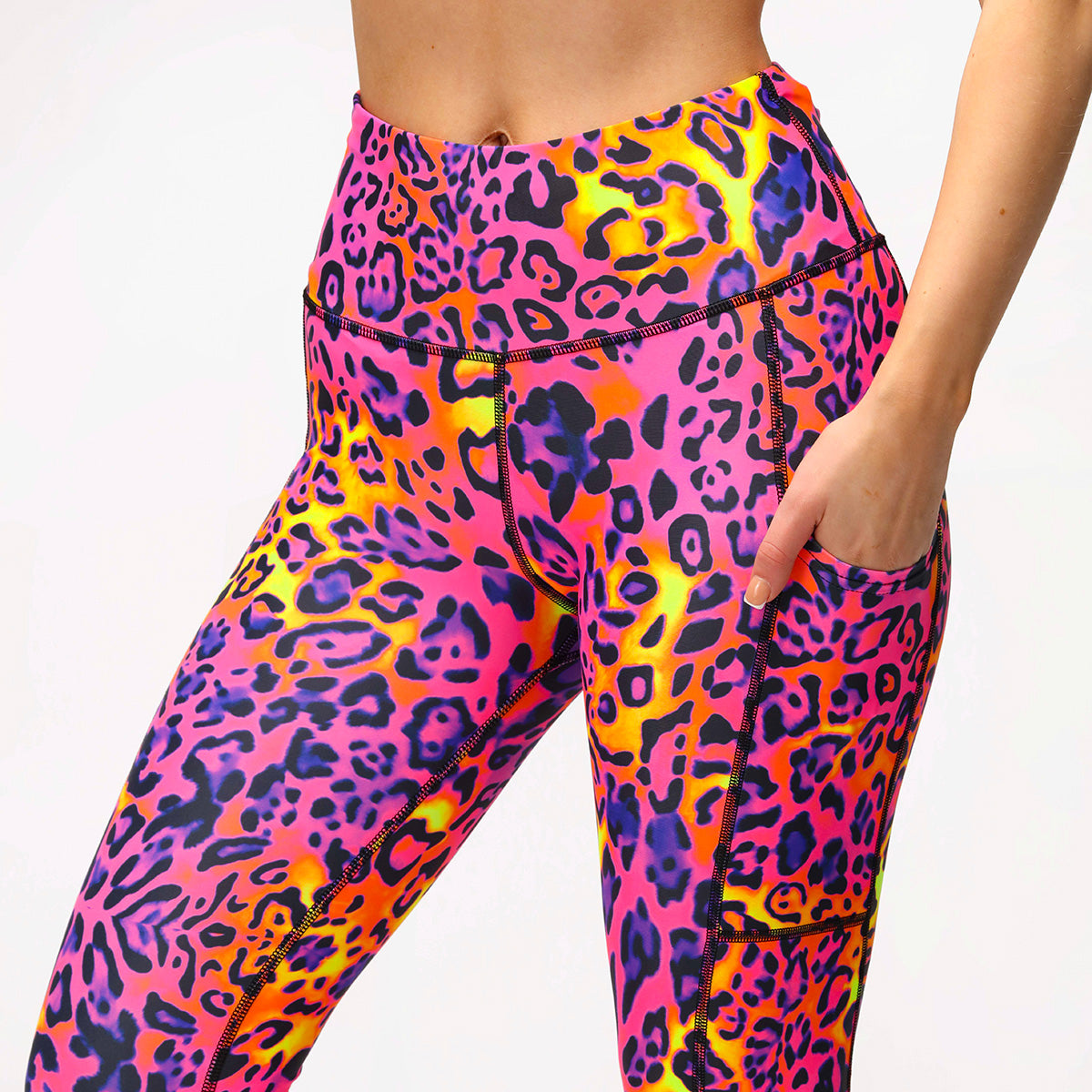 Sunset Safari Capri Pants - Women's High Waisted Casual Trousers for Travel & Outdoor Adventures