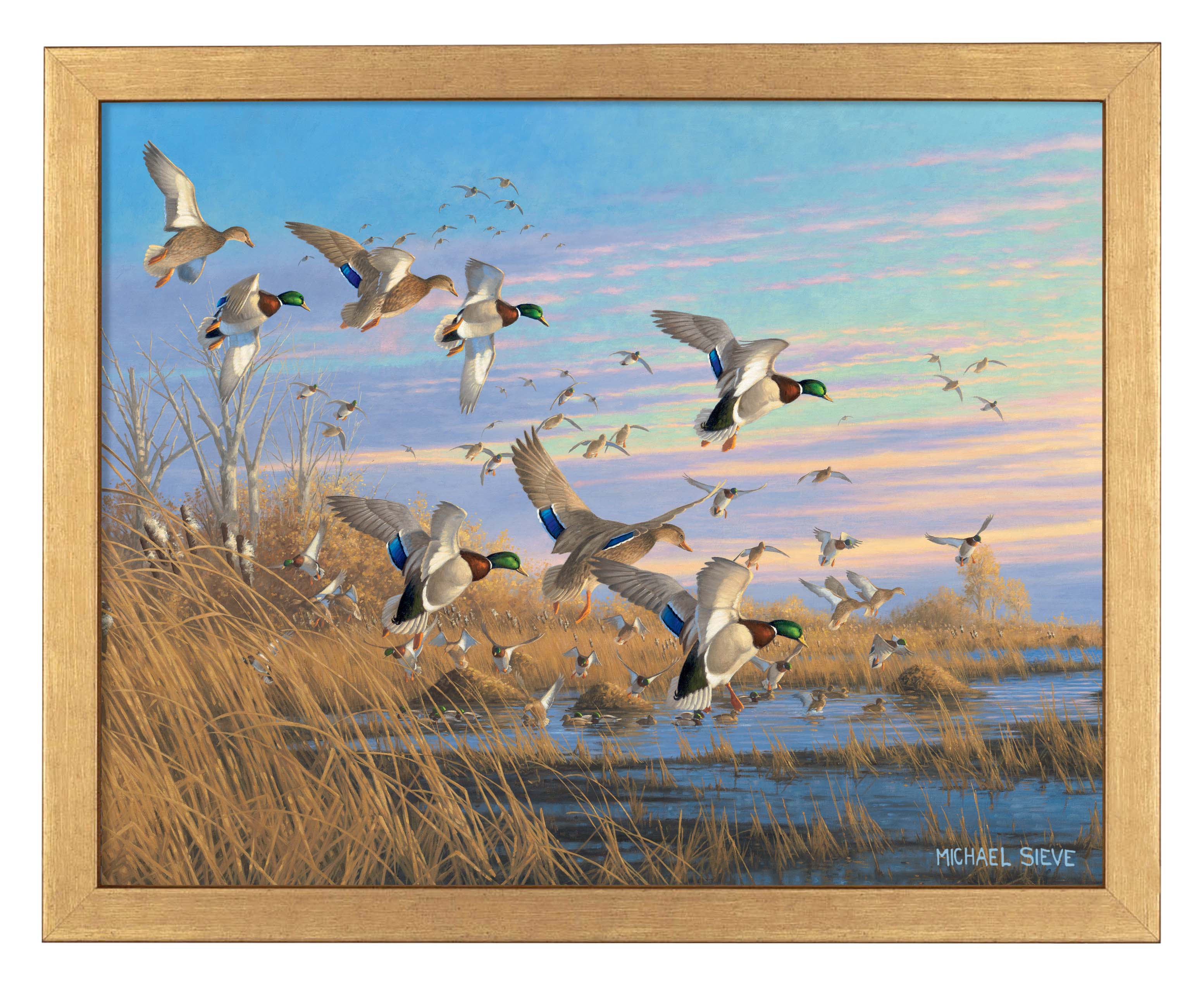 Premium Mallard Duck Art Prints - Handmade Canvas Wall Decor for Home & Office - Perfect for Living Room, Bedroom, or Gift