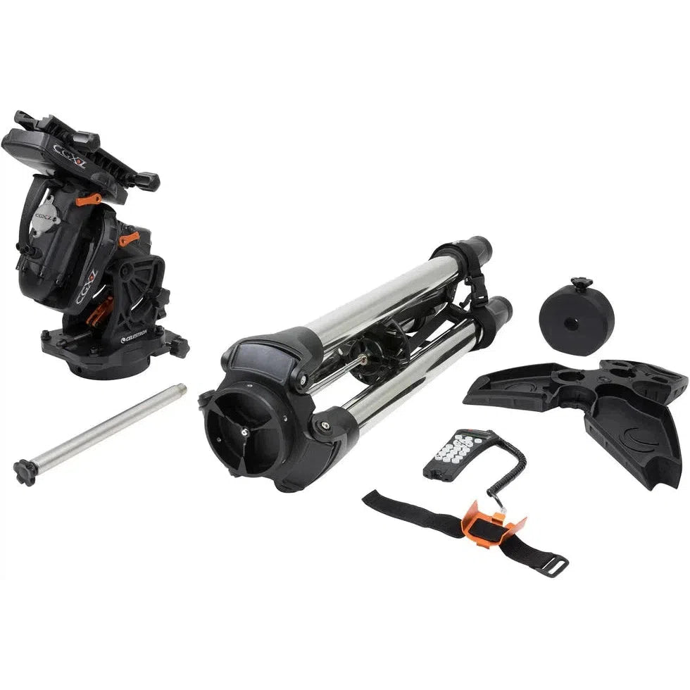 Celestron CGX L Equatorial Telescope Mount with Heavy-Duty Tripod for Astrophotography & Stargazing - Professional Astronomy Equipment for Backyard Observing and Deep Space Imaging