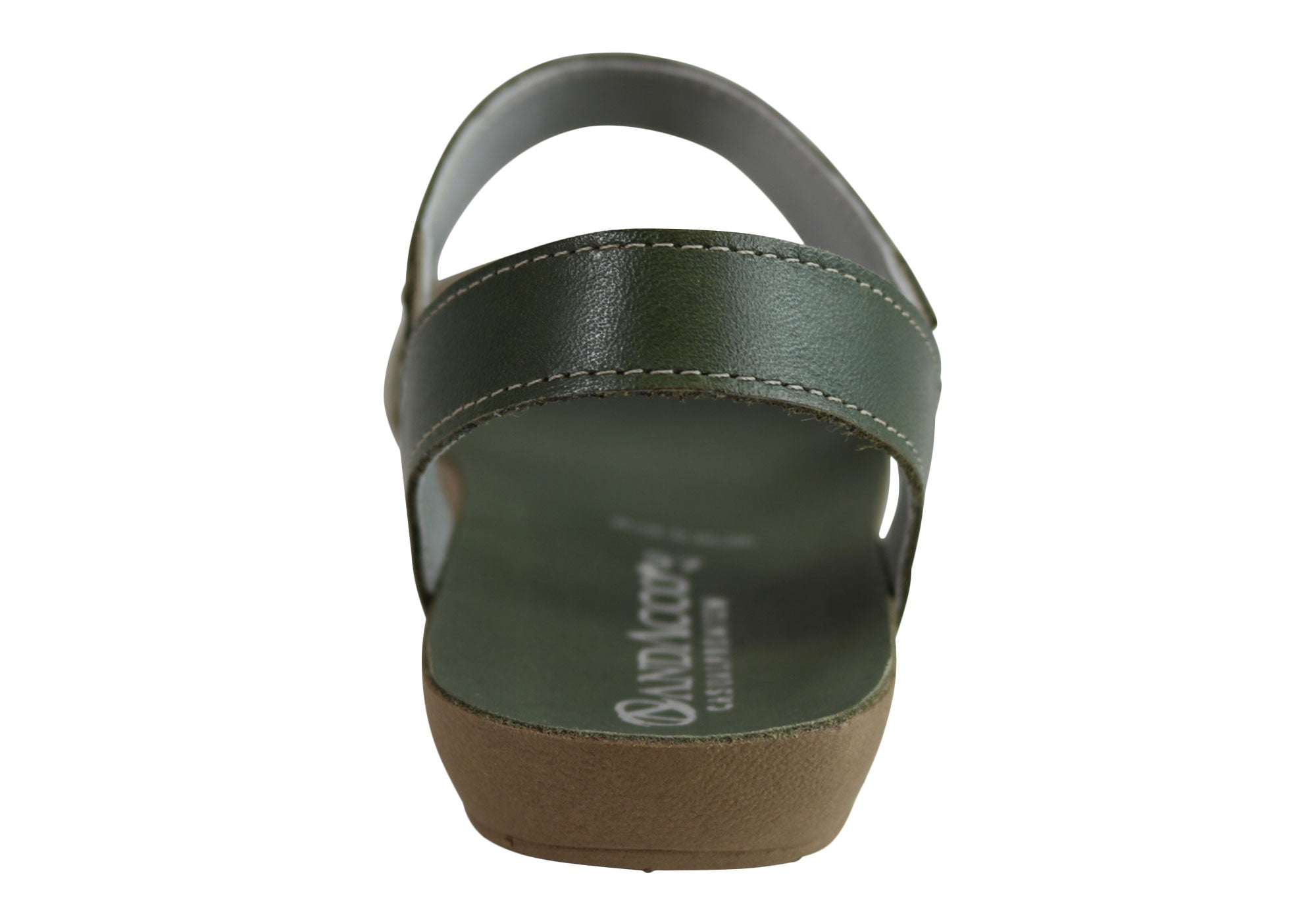 Andacco Women's Comfortable Leather Flat Sandals - Handmade in Brazil - Perfect for Summer, Beach & Casual Outfits