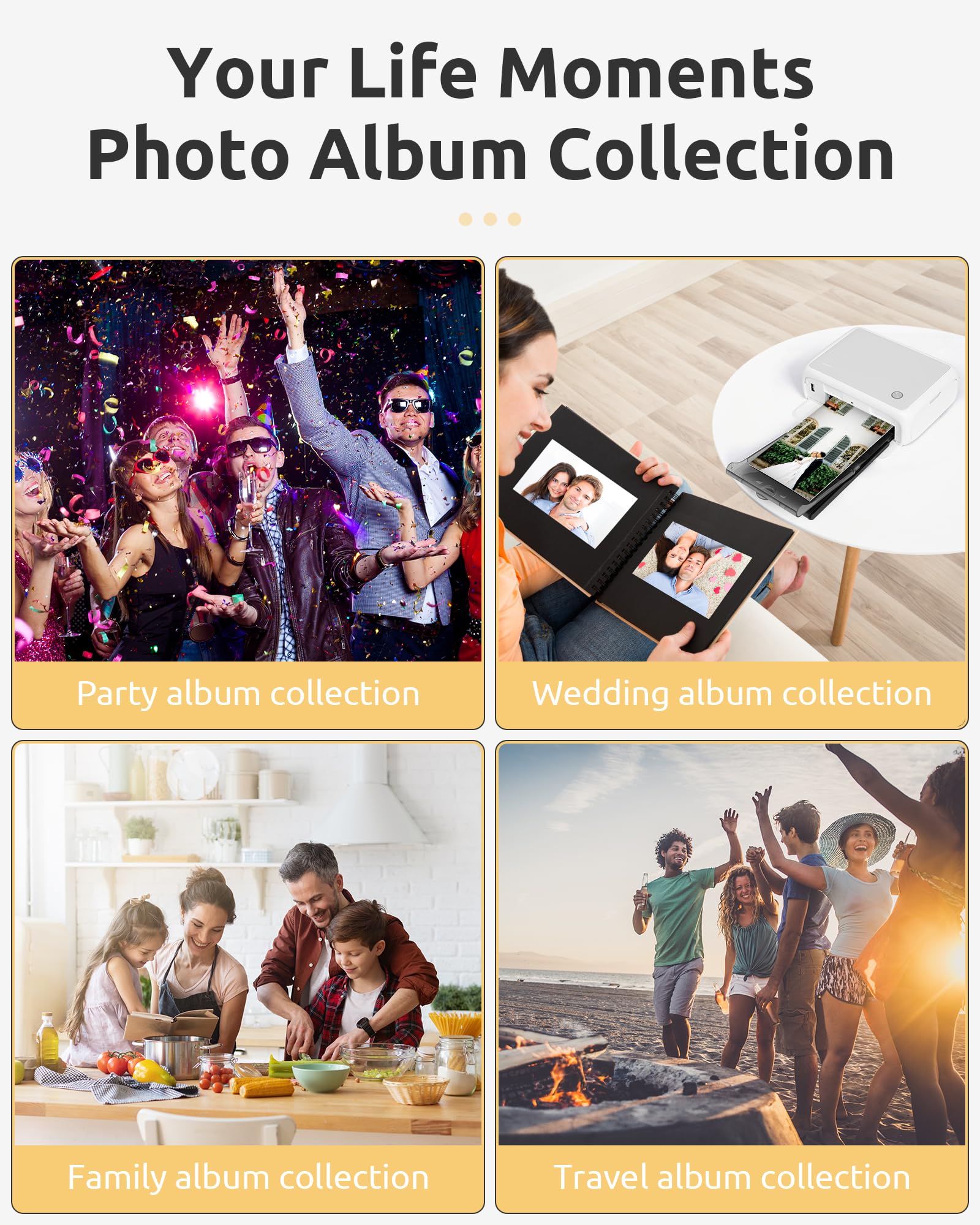 HPRT 4x6 Photo Printer - Wireless Instant Photo Printer for iPhone, Android, Laptop & MacBook | AR Video Printing & Thermal Dye Sublimation Technology | Includes 10 Sheets Photo Paper | Perfect for Home, Office & Travel Memories