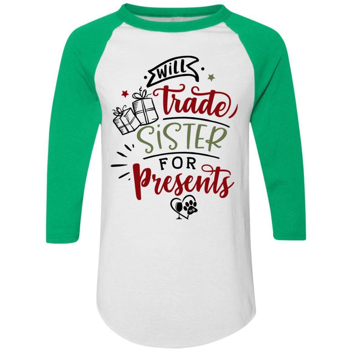 WineyBitches.Co Colorblock Raglan Jersey - Trendy Women's Baseball Tee for Casual Wear, Street Style & Night Out
