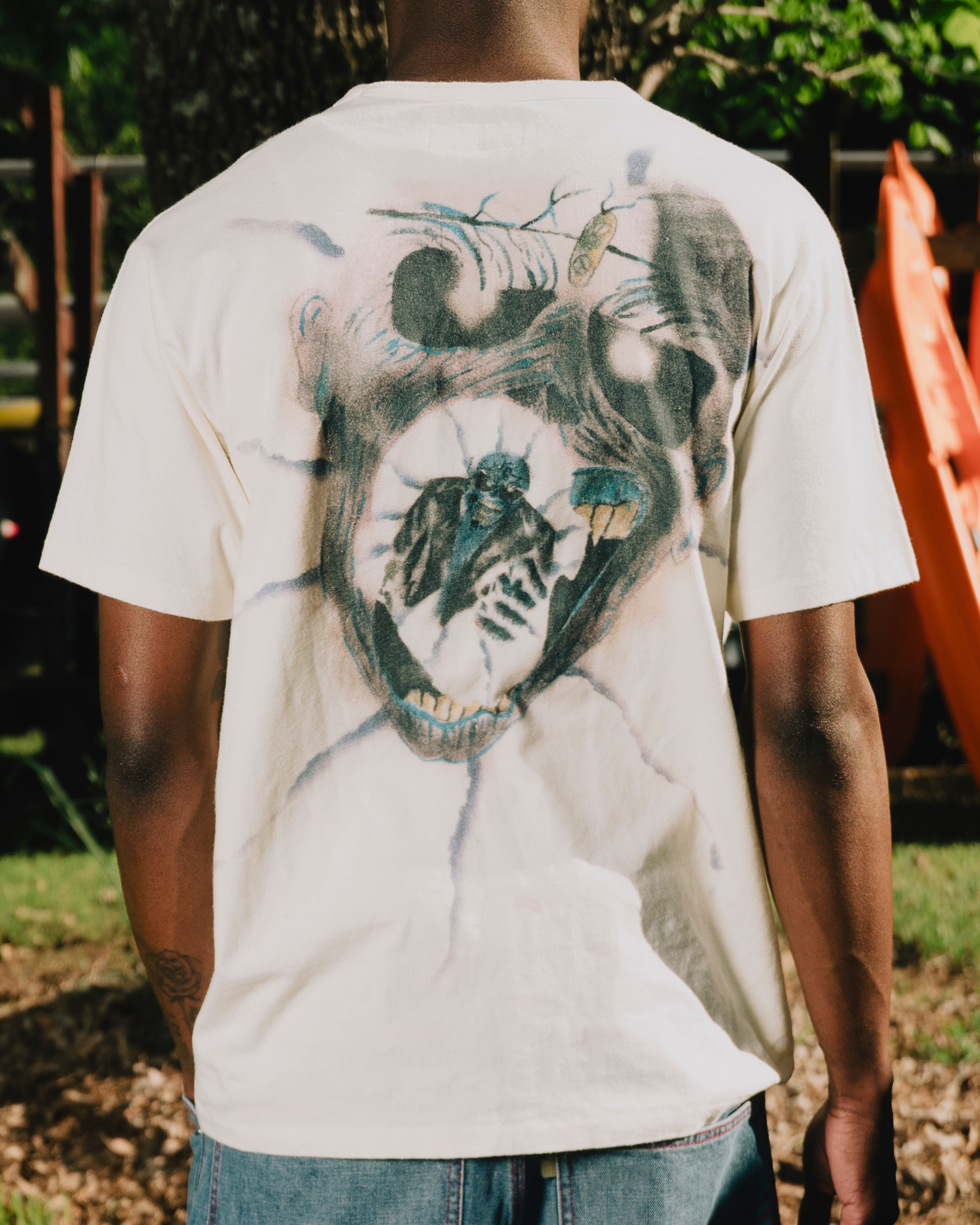 Erl Skull Graphic T-Shirt for Men & Women - Trendy Cotton Tee for Casual Wear, Street Style & Halloween Outfits