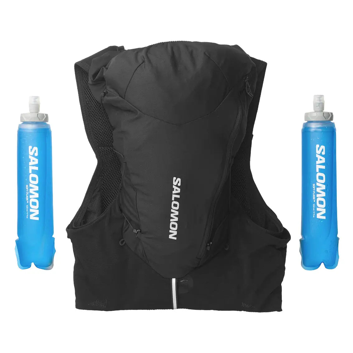 Unisex Salomon Advanced Skin 12 Set Hydration Vest - Lightweight Running Backpack for Trail Runners & Hikers - Perfect for Long-Distance Running, Marathon Training & Outdoor Adventures