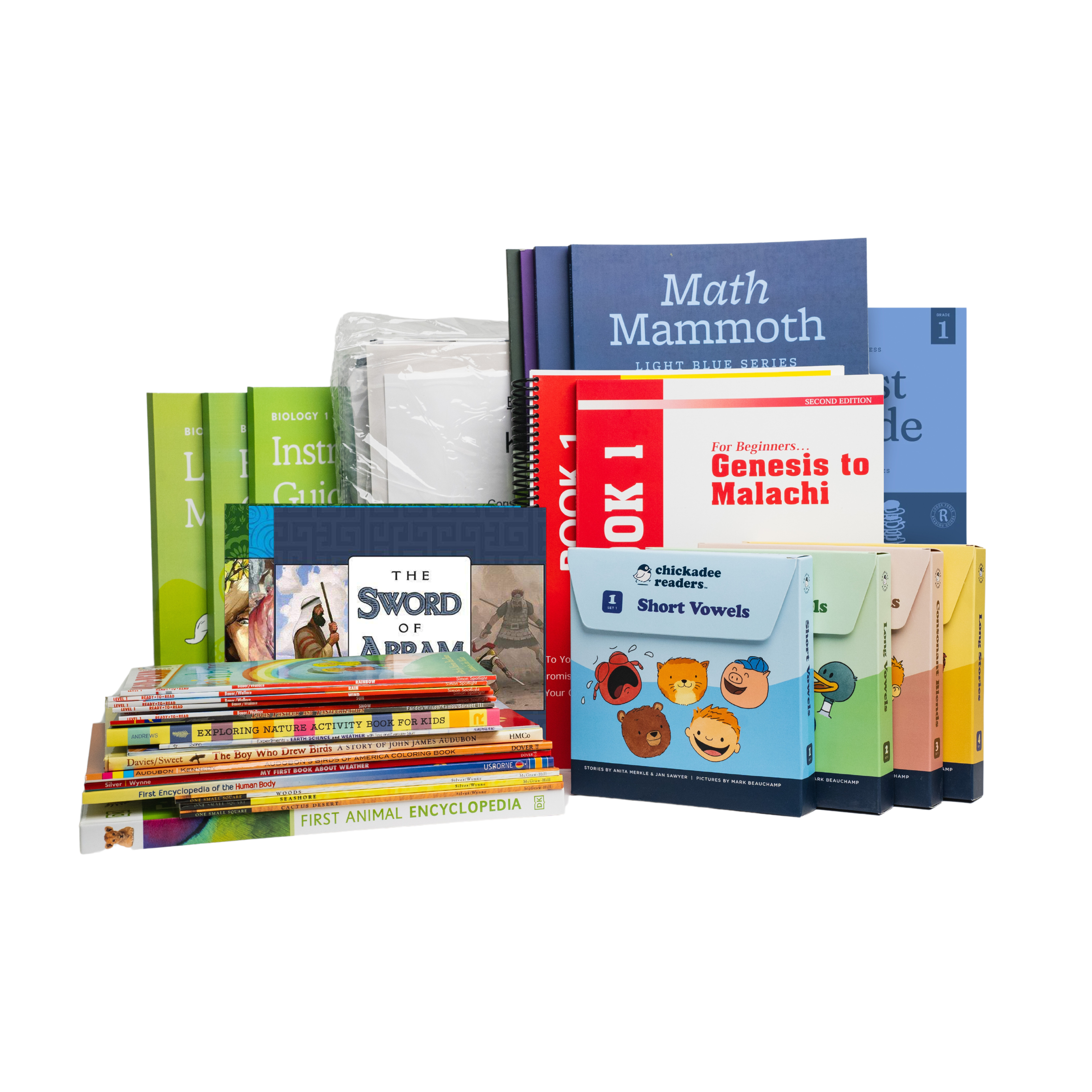 First Grade Curriculum Starter Pack - Complete Learning Kit for Kids | Homeschool & Classroom Essentials for Reading, Math & Science