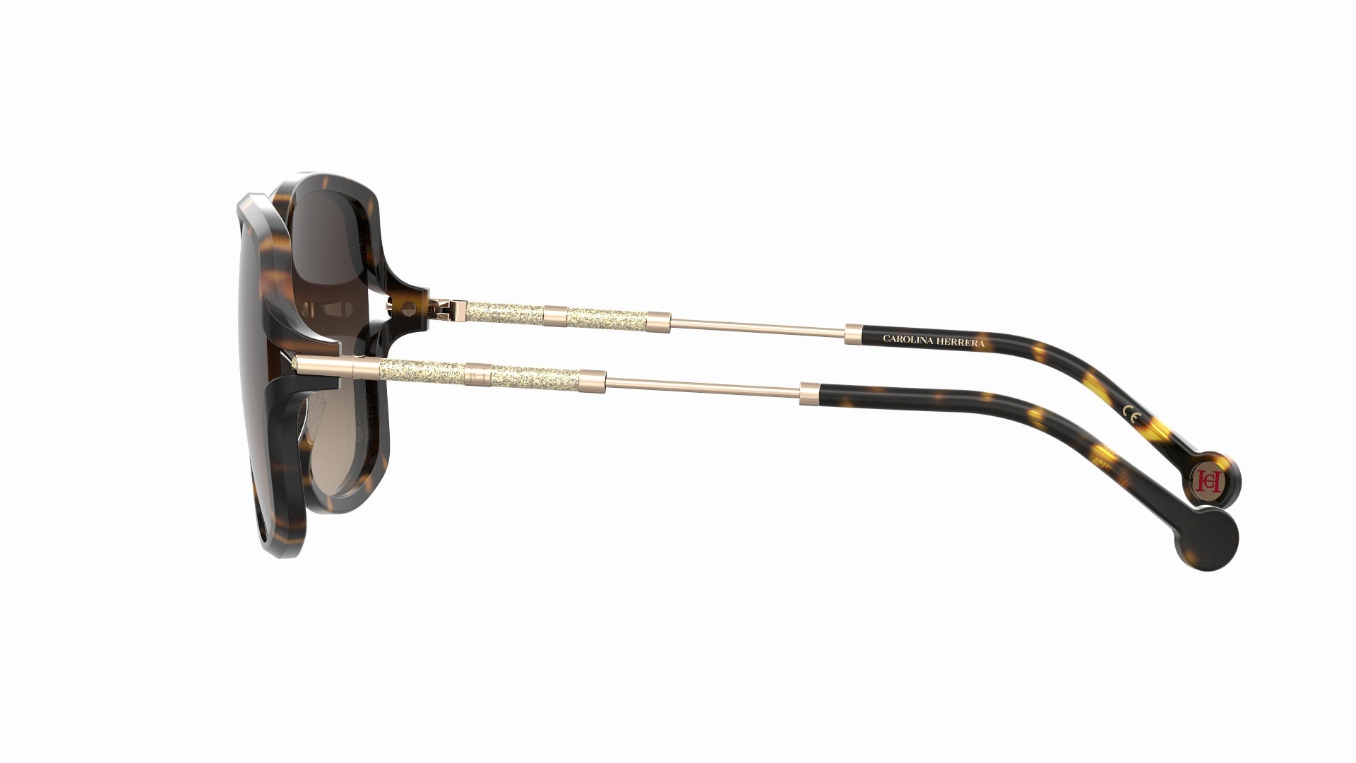 Carolina Herrera HER 0132/G/S Women's Luxury Sunglasses - UV Protection & Polarized Lenses for Driving, Beach & Outdoor Activities