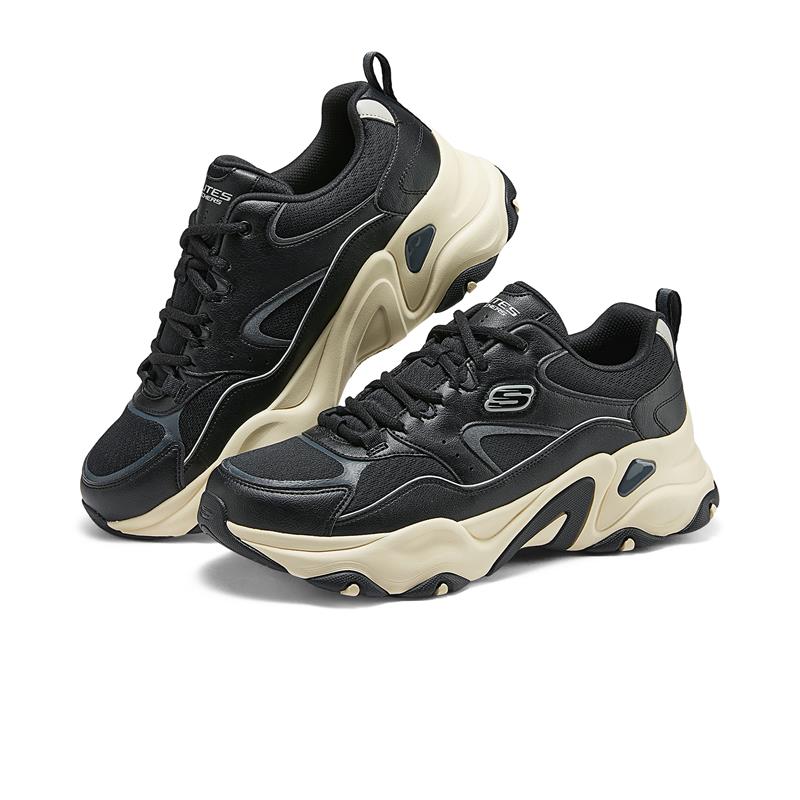 D'LITES 5.0 Sneakers - Lightweight Comfortable Walking Shoes for Women & Men | Black & White Athletic Casual Shoes for Running, Gym, Workout & Everyday Wear