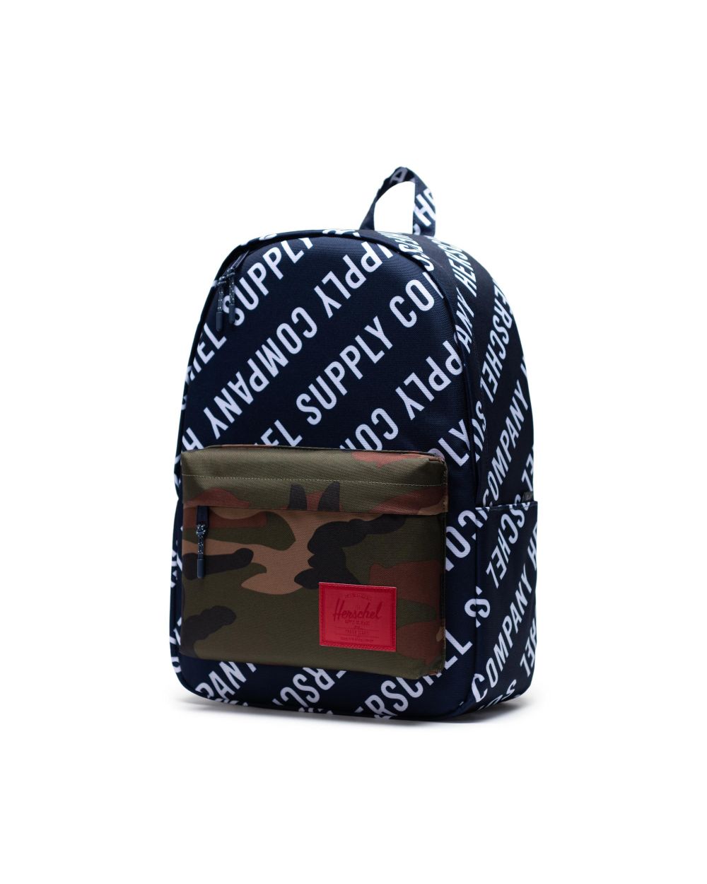 Herschel Supply Co. Classic XL Backpack - Roll Call Peacoat & Woodland Camo | Durable Travel Backpack for School, Work & Outdoor Adventures