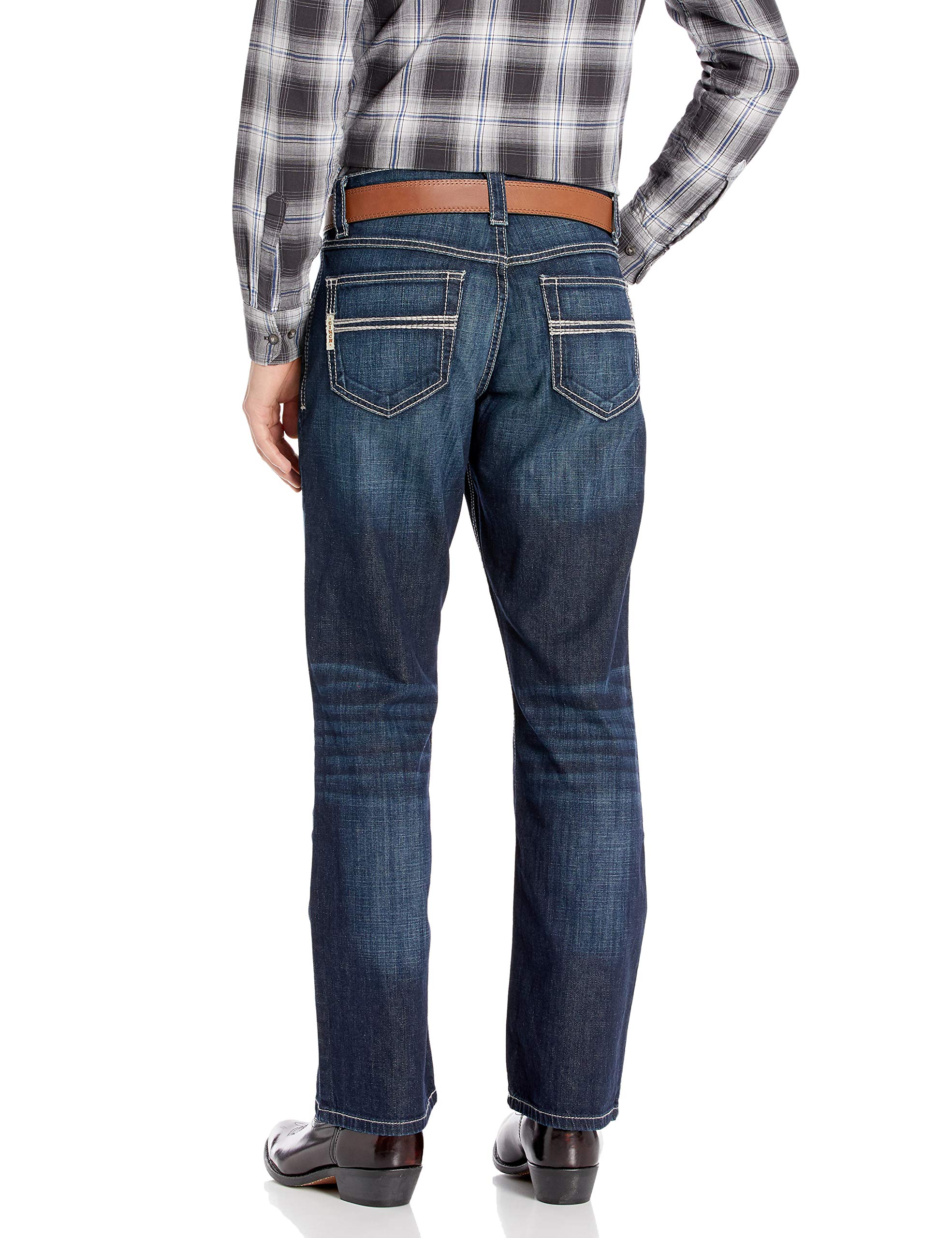Cinch Men's Carter Relaxed Fit Jeans - Performance Dark Rinse Denim Pants 38x38 for Casual Wear & Outdoor Activities