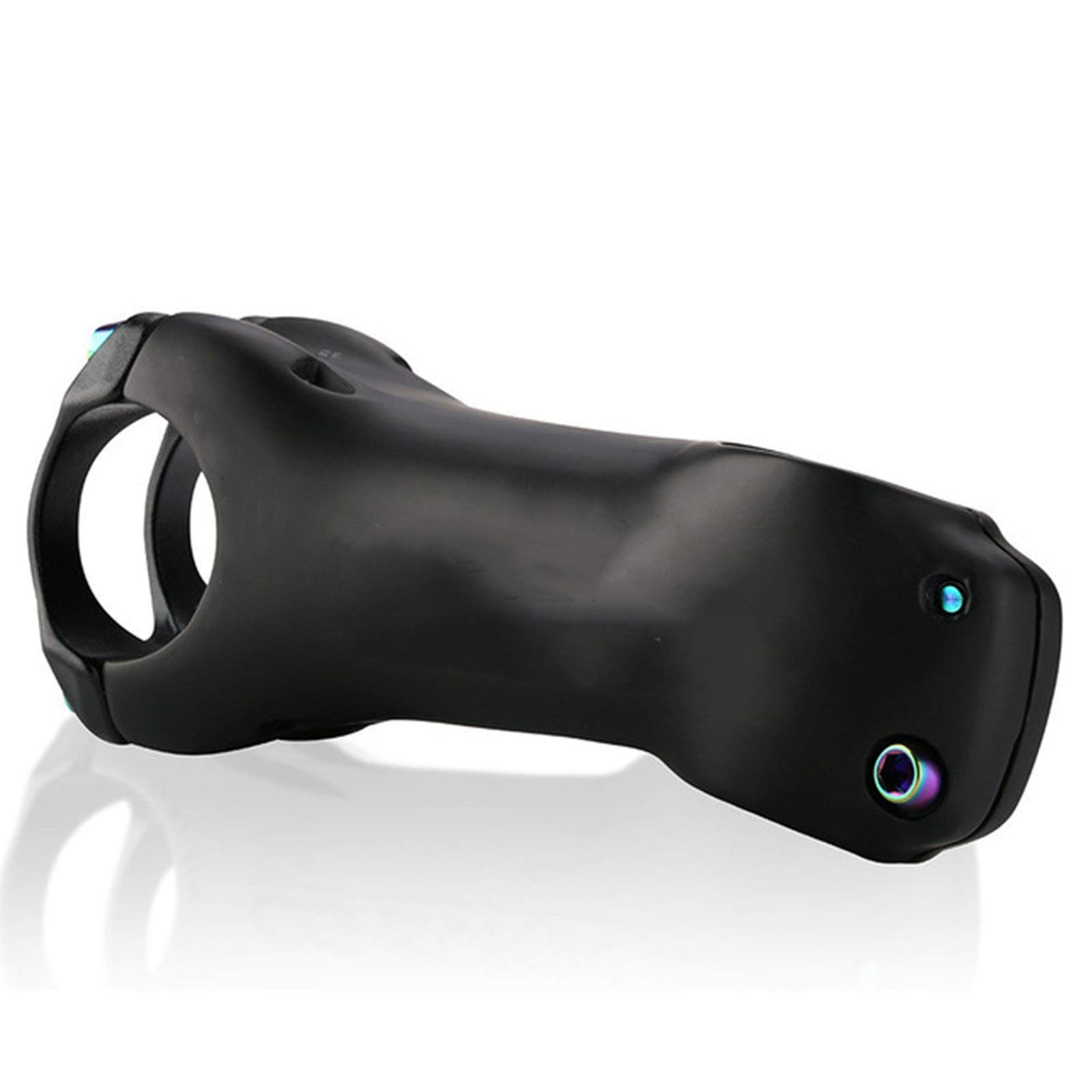 Carbon Fiber Bike Stem - Lightweight Titanium Alloy Road & MTB Cycling Stem (110mm, Black) | Perfect for Mountain Biking & Road Cycling Upgrades