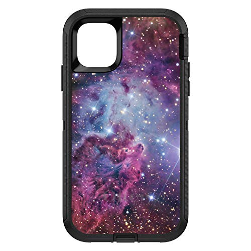 Pink Purple Blue Fox Fur Nebula On Black Case